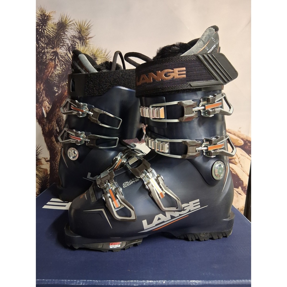 Lange RX 80 W Womens Ski Boots Blue Dual Core GripWalk 23.5 276mm